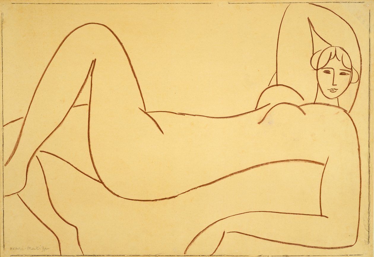 Tutkimus vaaleanpunaisen alastonkuvan jälkeen tekijältä Henri Matisse