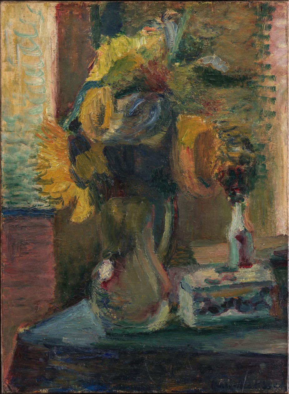 Auringonkukkia maljakossa tekijältä Henri Matisse
