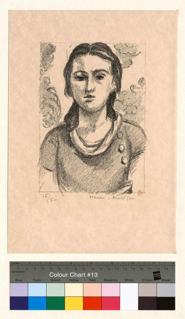 Nuoren tytön pää tekijältä Henri Matisse