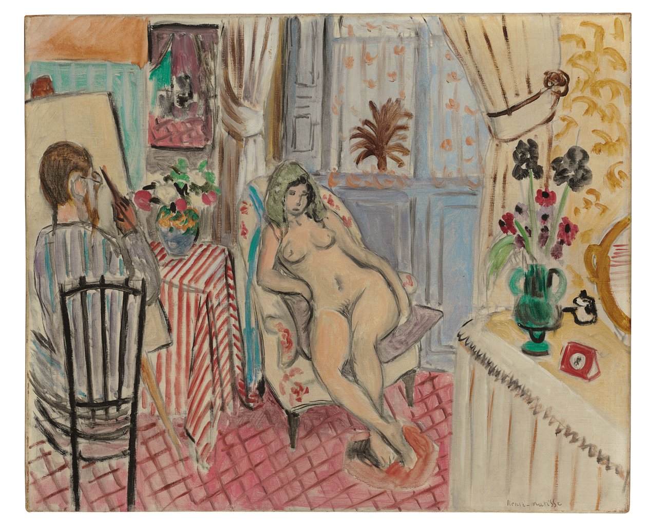 Taiteilija ja hänen mallinsa tekijältä Henri Matisse