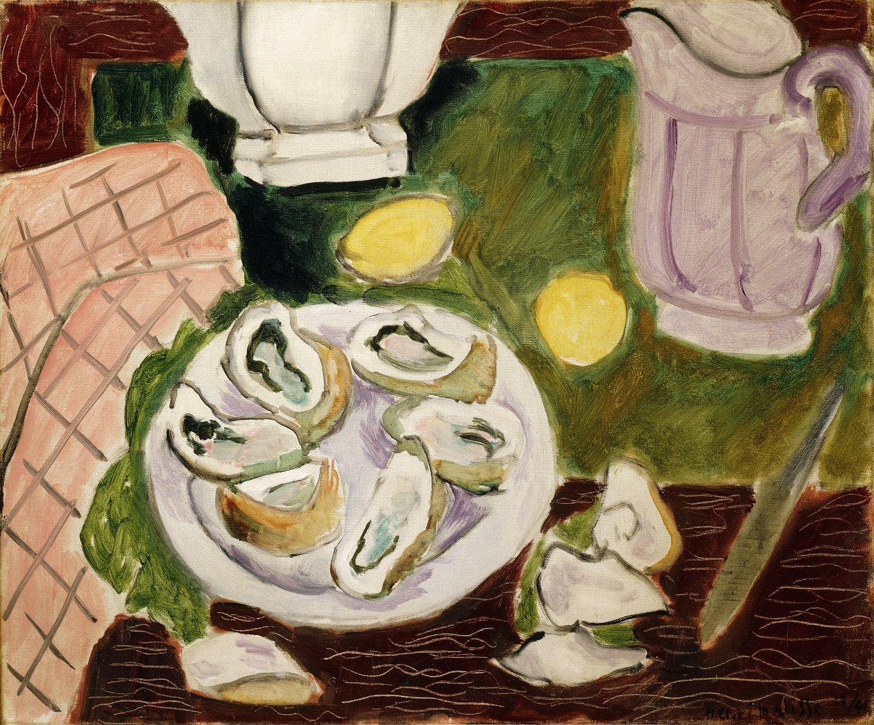 Osterit; Les Huitres tekijältä Henri Matisse