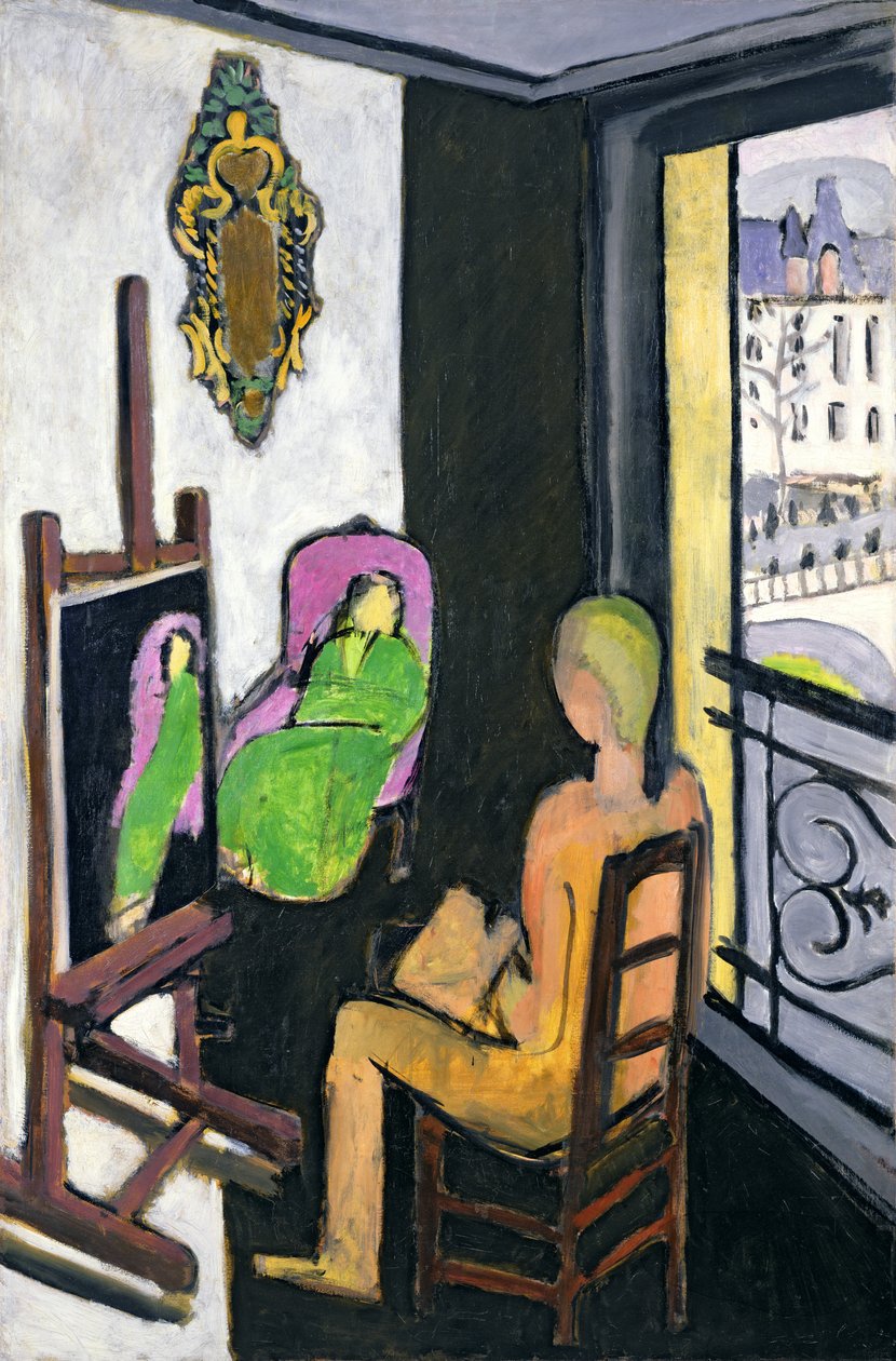 Maalari ja hänen mallinsa tekijältä Henri Matisse