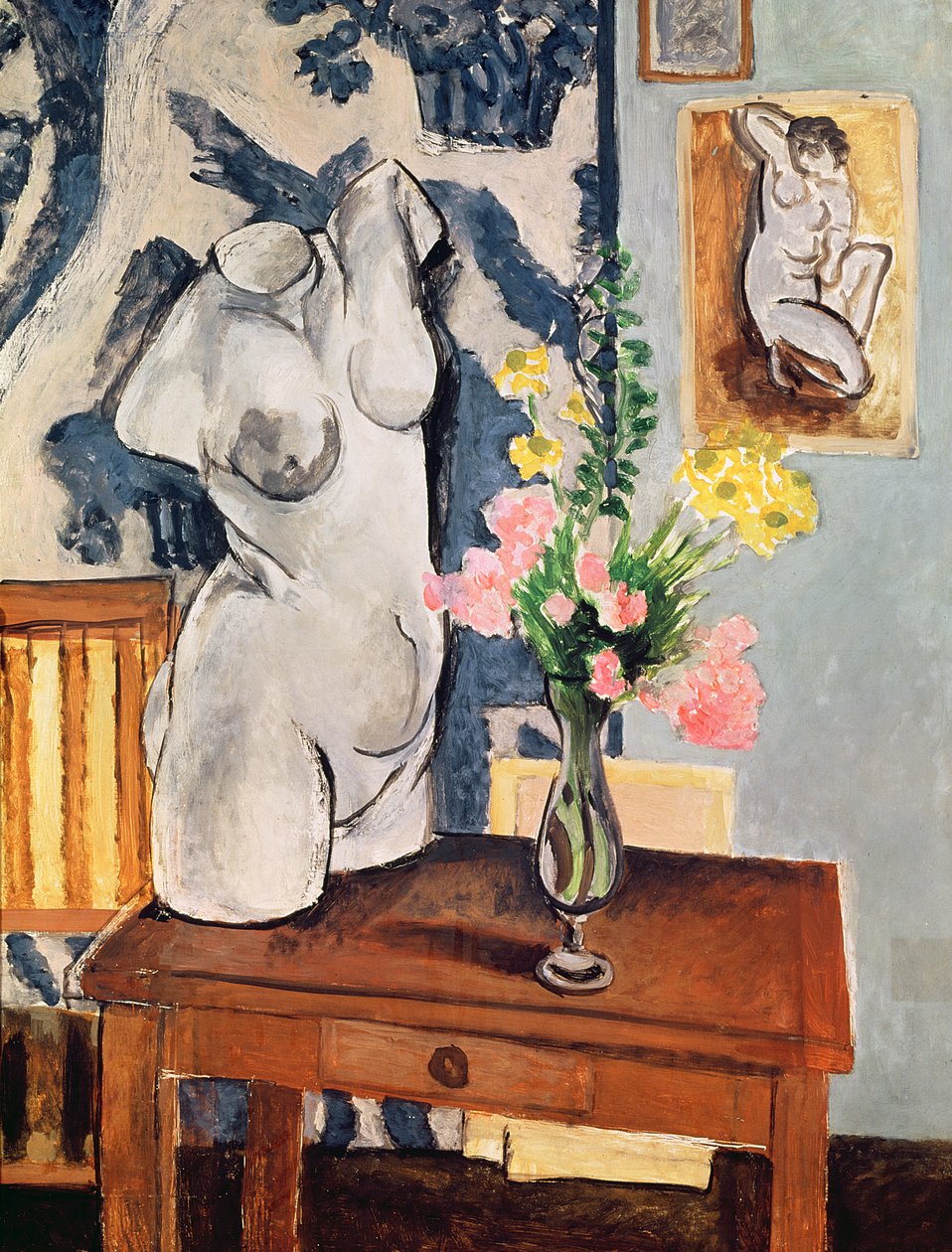 Kipsinen ylävartalo tekijältä Henri Matisse