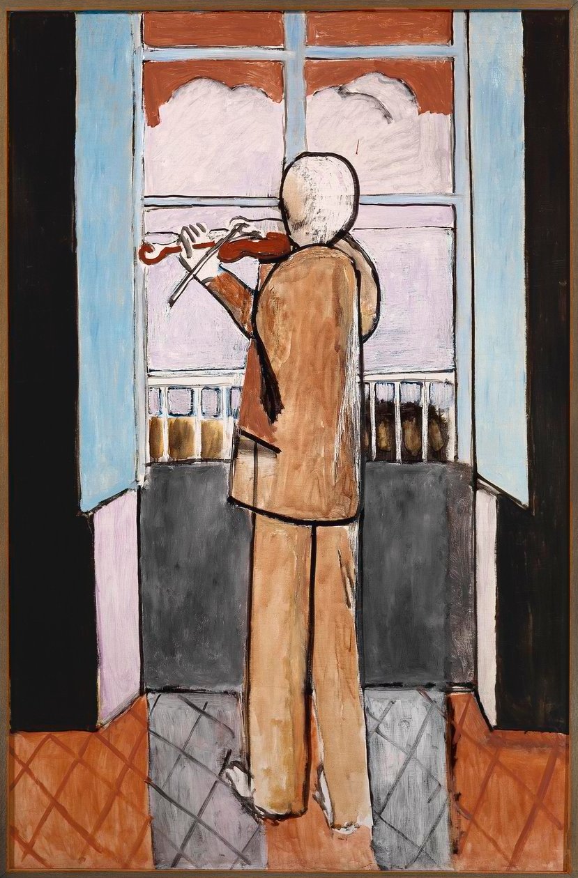 Viulisti ikkunassa tekijältä Henri Matisse