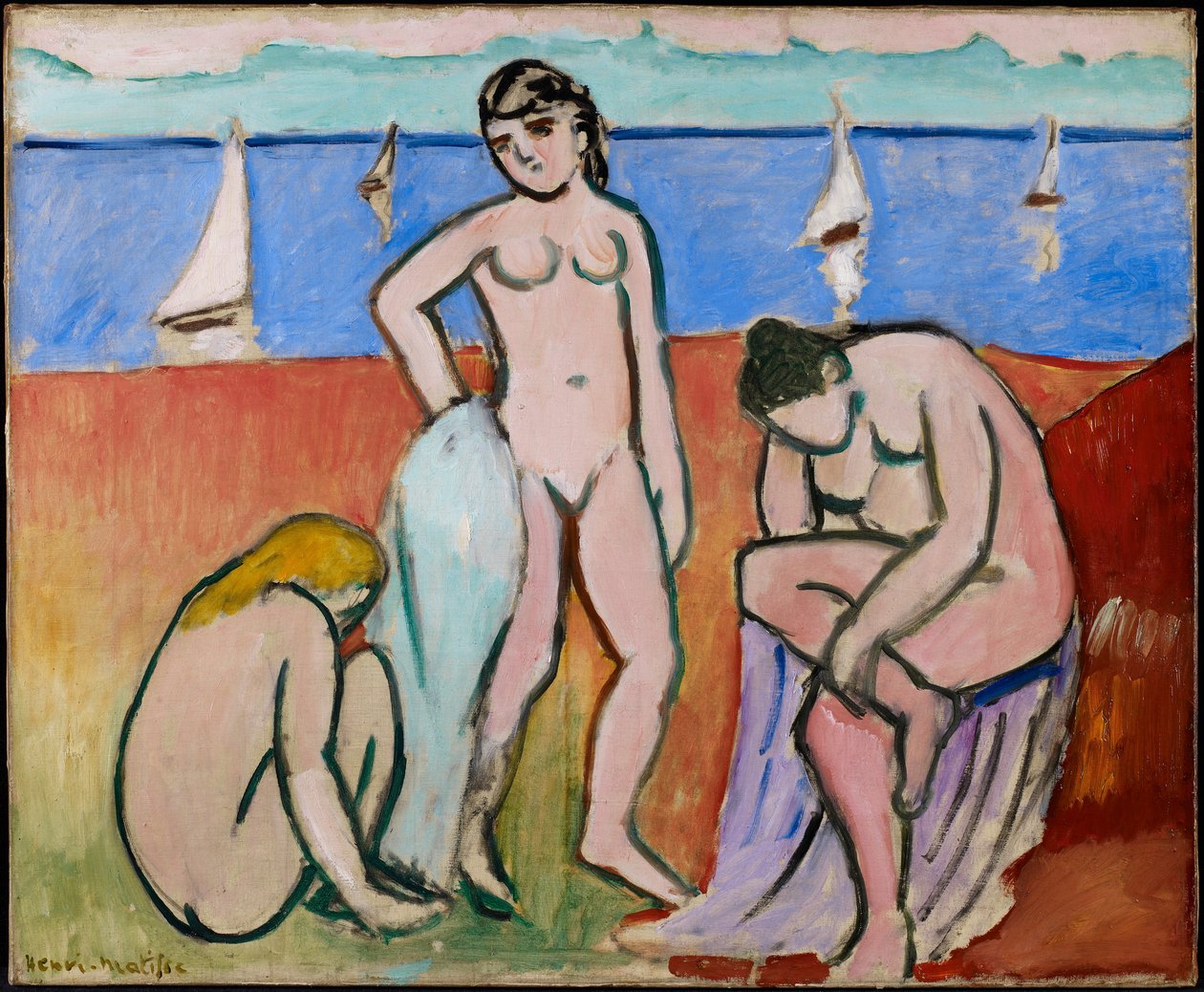 Kolme uimaria tekijältä Henri Matisse