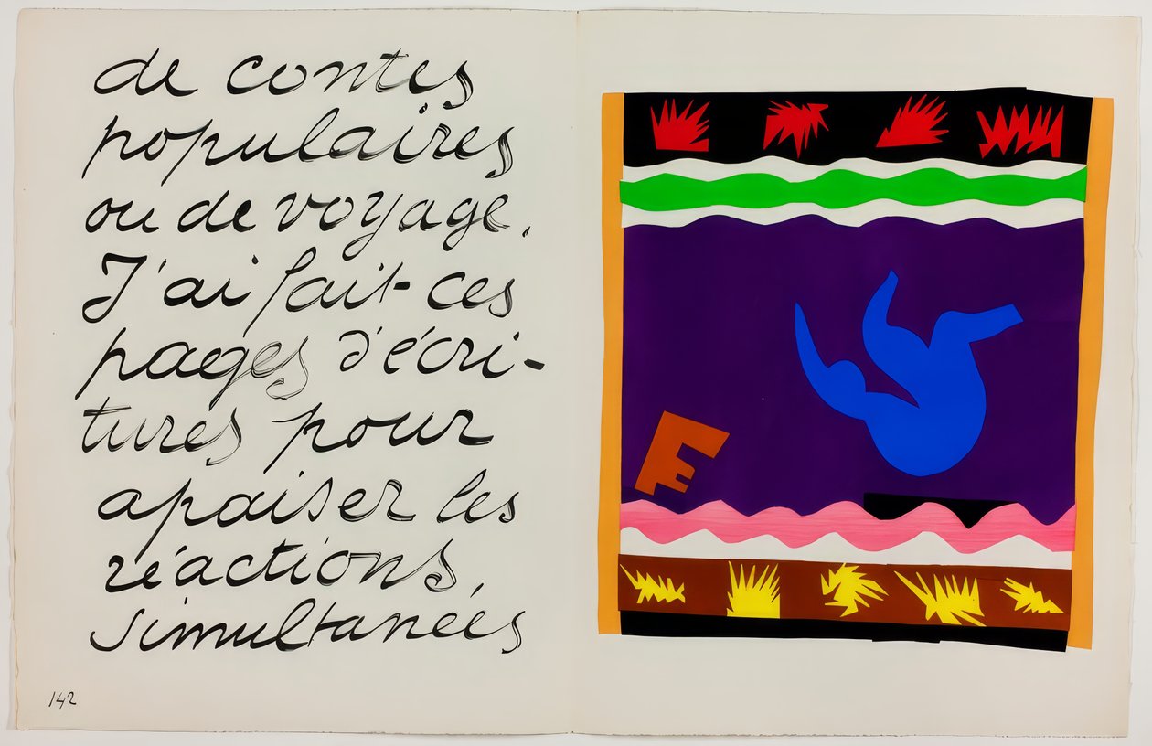 Toboggan, alkaen Jazz tekijältä Henri Matisse