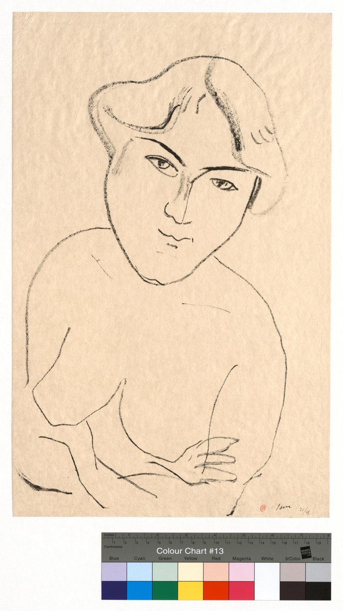 Vartalo kädet ristissä tekijältä Henri Matisse
