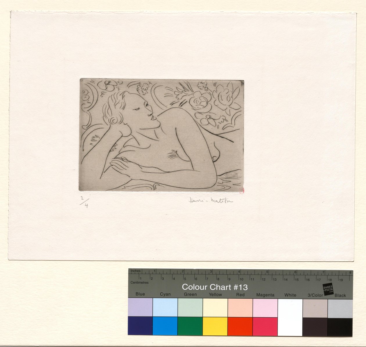 Vartalo kukallista taustaa vasten tekijältä Henri Matisse