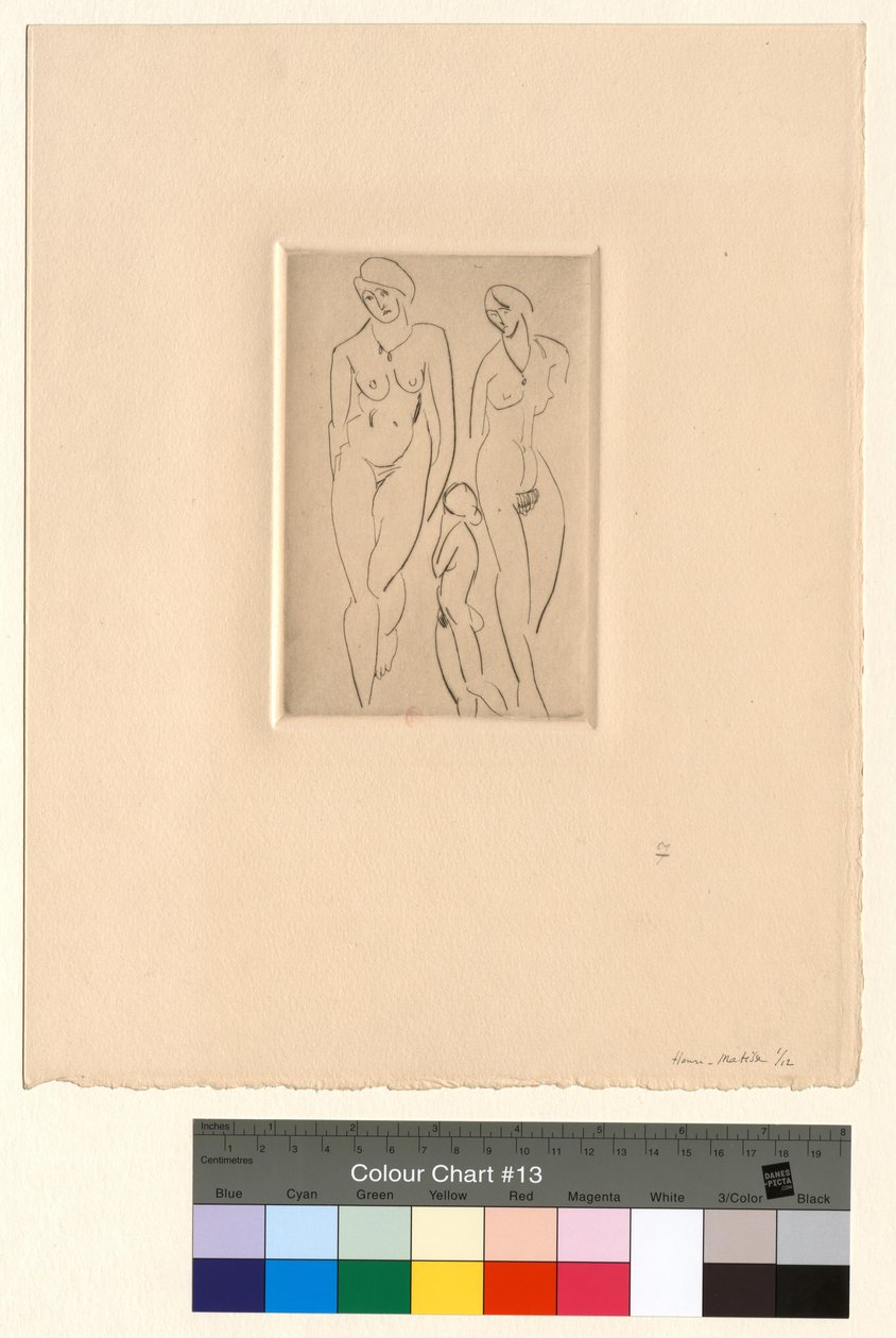 Kolme hahmoa - alastontutkielmia tekijältä Henri Matisse