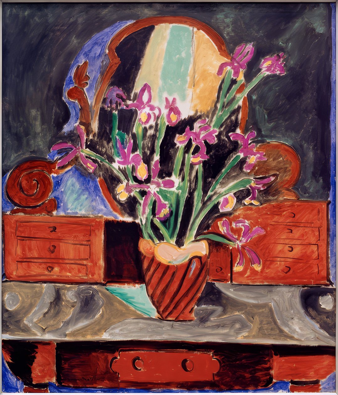 Maljakko iiriksillä tekijältä Henri Matisse