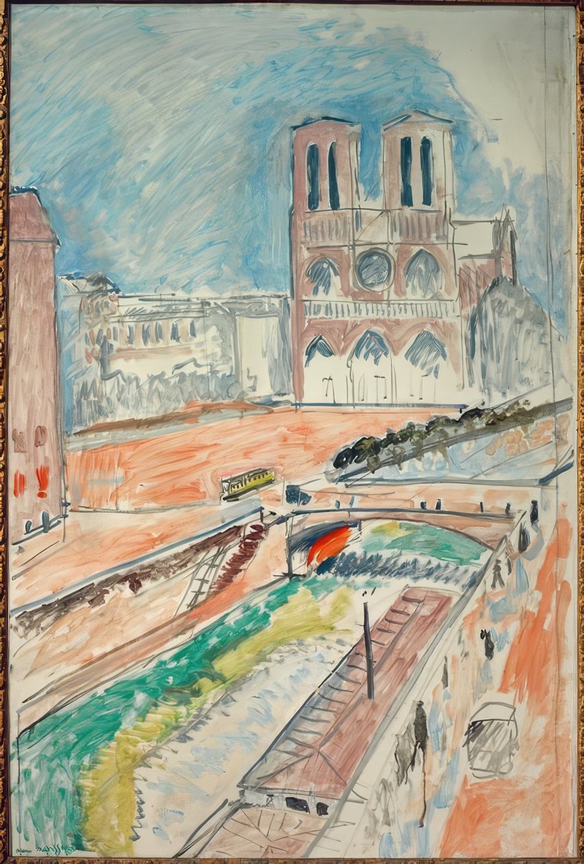 Näkymä Notre-Dameen tekijältä Henri Matisse