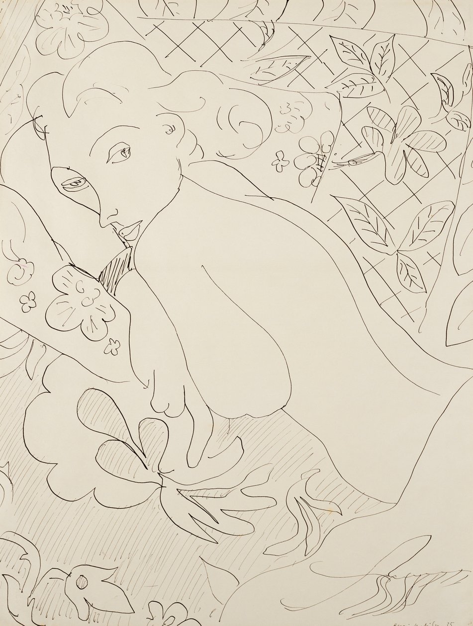 Nainen valehtelee tekijältä Henri Matisse