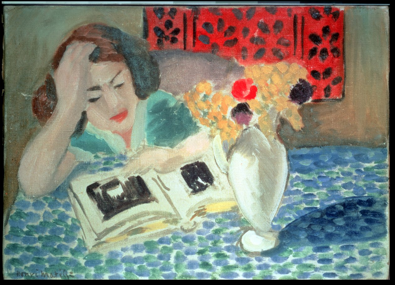 Naisen lukeminen (La Lecture) tekijältä Henri Matisse