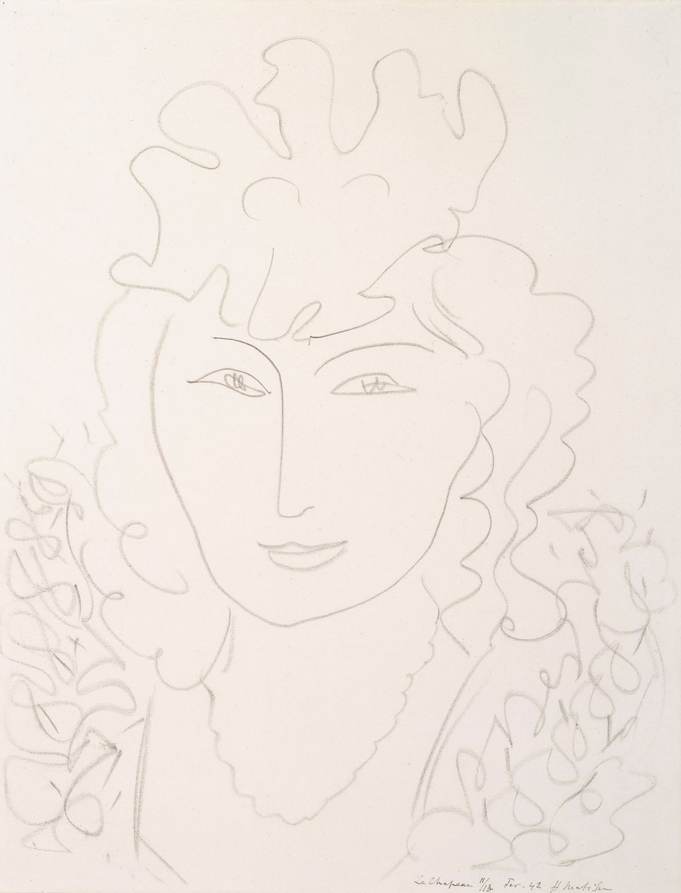 Nainen, jolla on hattu tekijältä Henri Matisse