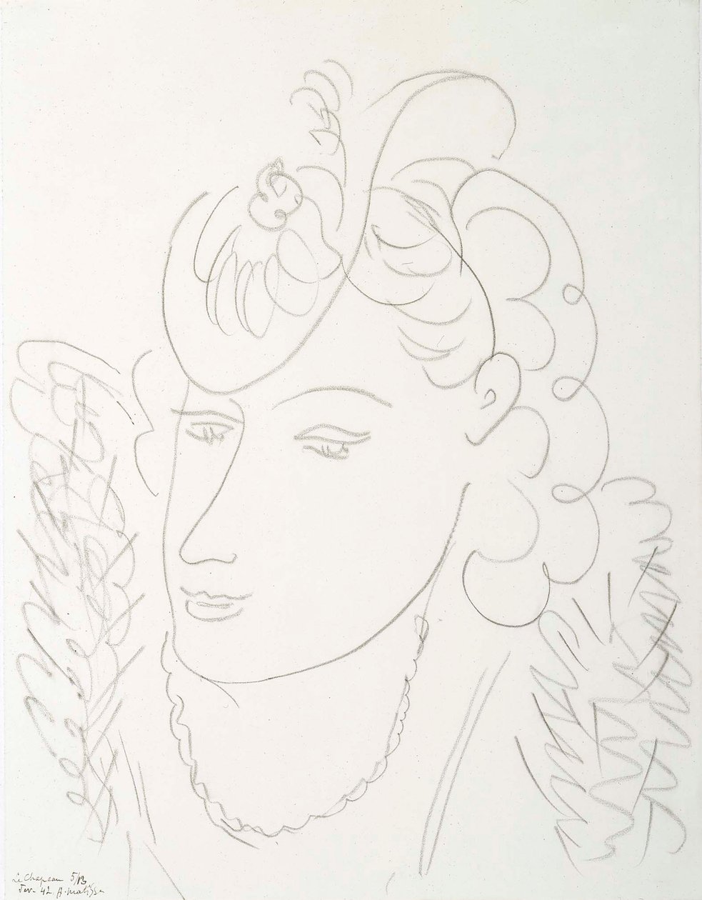 Nainen, jolla on hattu tekijältä Henri Matisse
