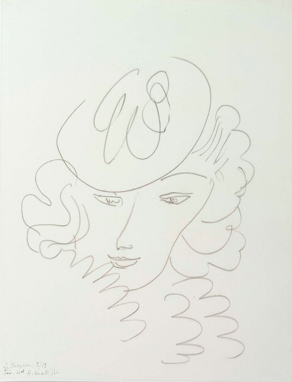 Nainen, jolla on hattu tekijältä Henri Matisse
