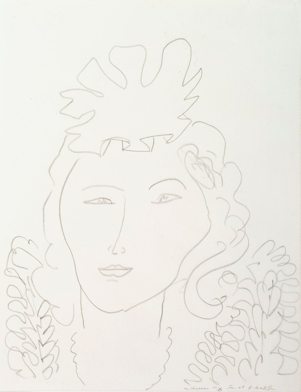 Nainen ja hattu tekijältä Henri Matisse