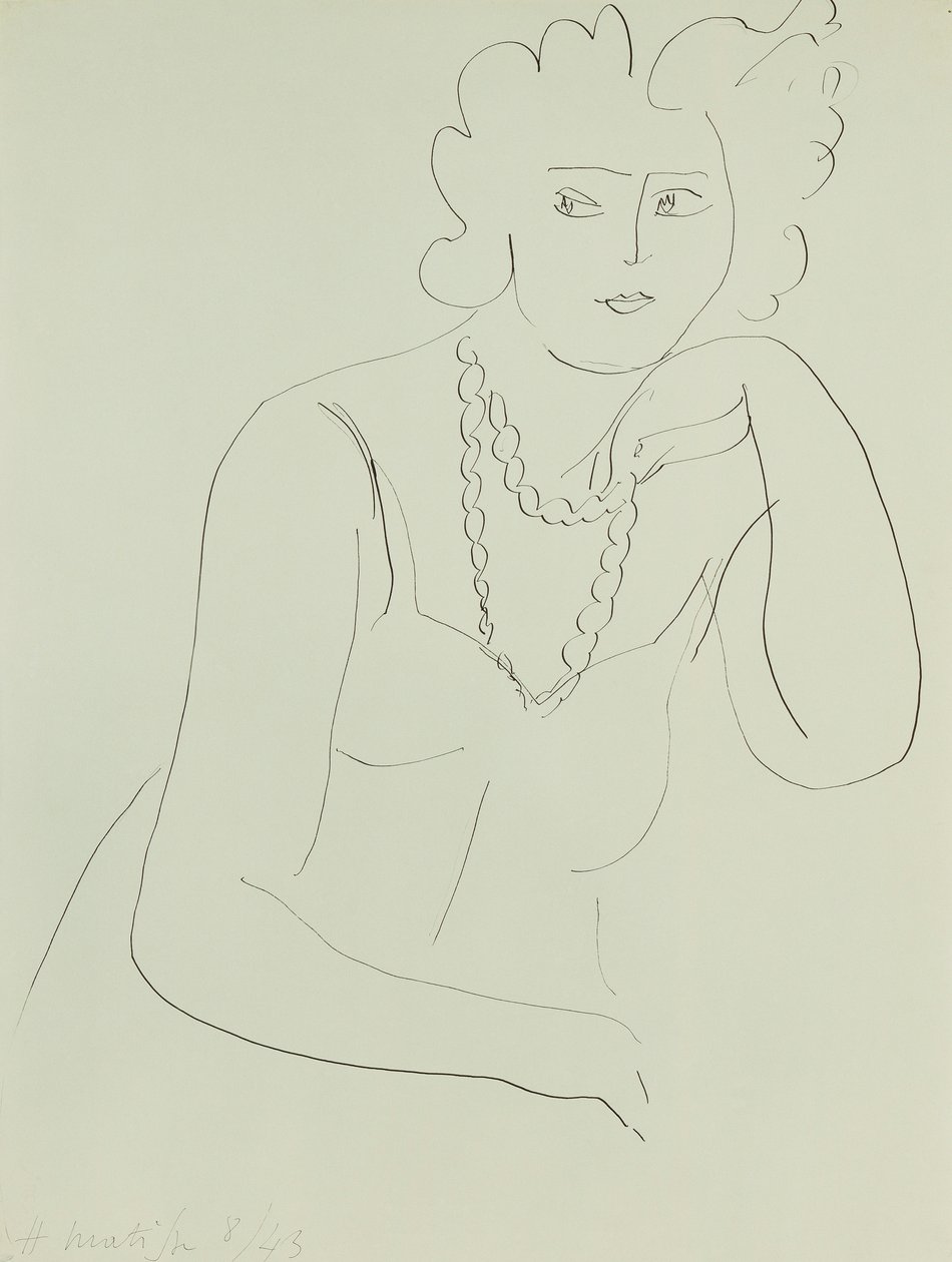 Nainen kaulakoru tekijältä Henri Matisse