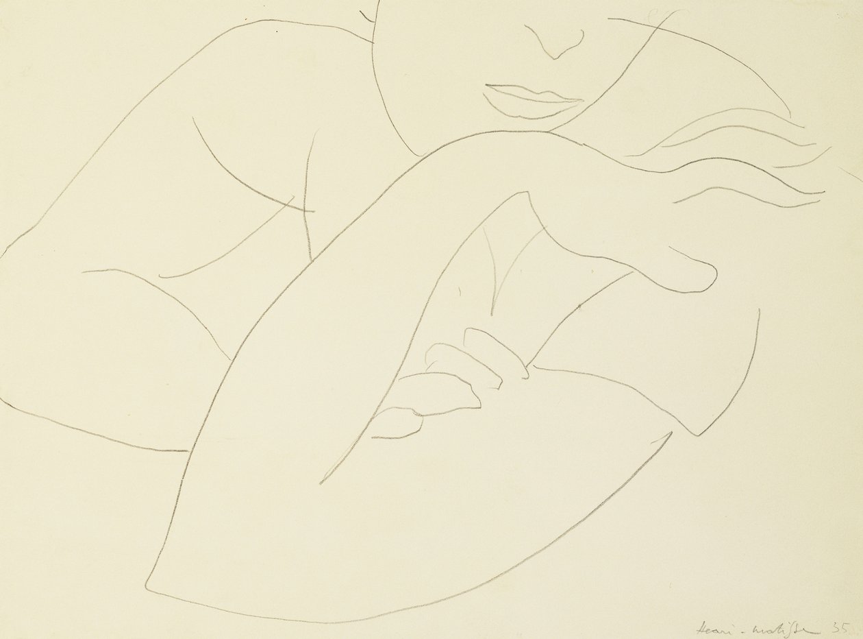 Nainen kädet ristissä tekijältä Henri Matisse
