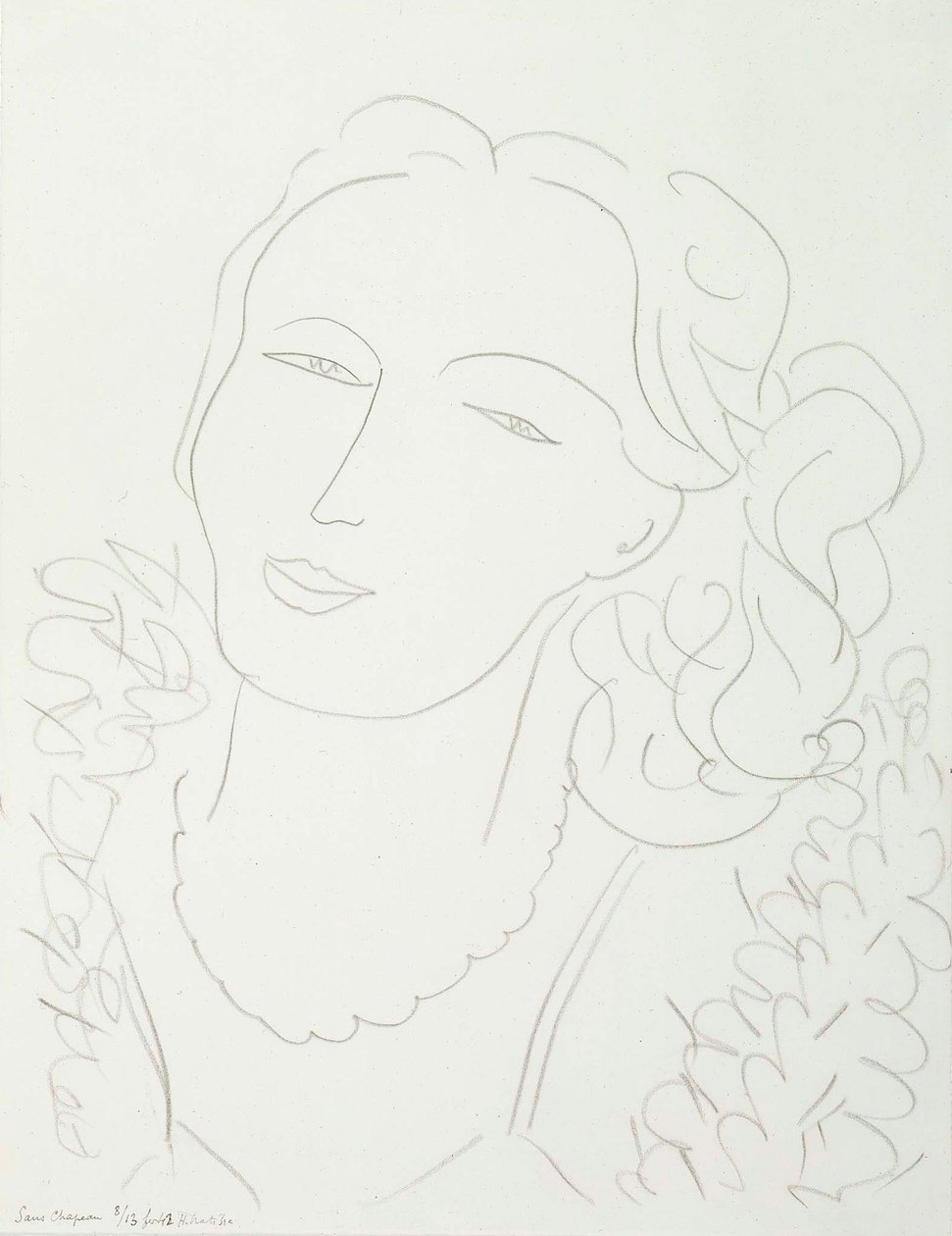 Nainen ilman hattua tekijältä Henri Matisse