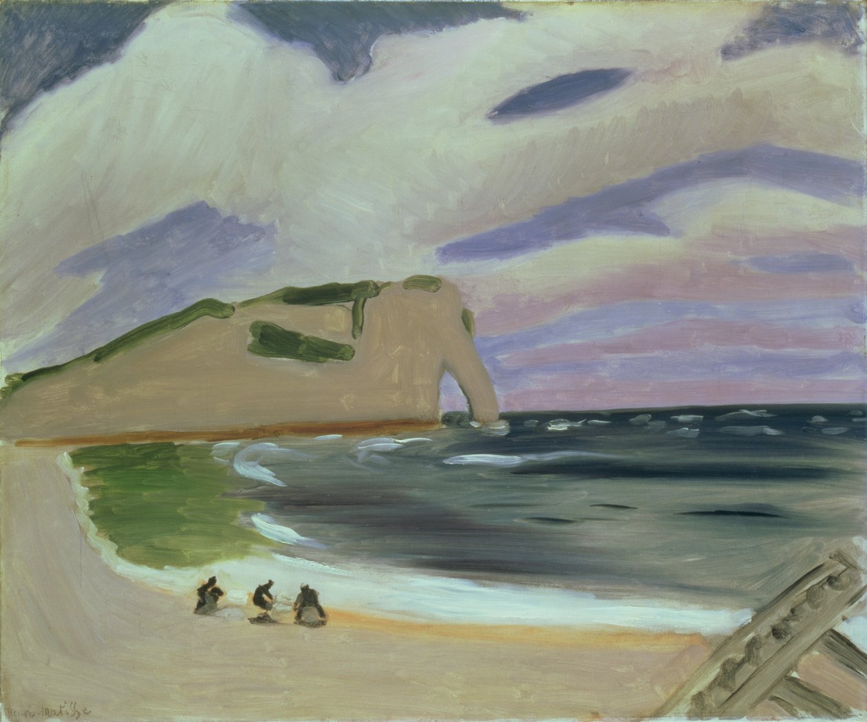 Naiset rannalla, Etretat tekijältä Henri Matisse