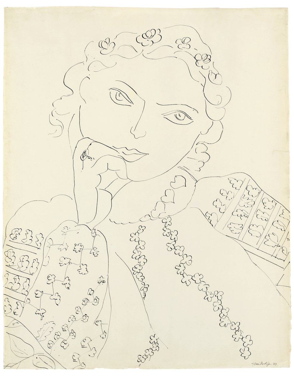 Nuori tyttö tekijältä Henri Matisse