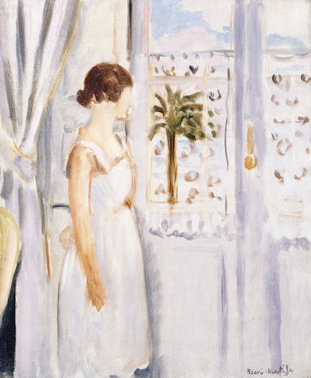 Nuori tyttö ikkunassa tekijältä Henri Matisse