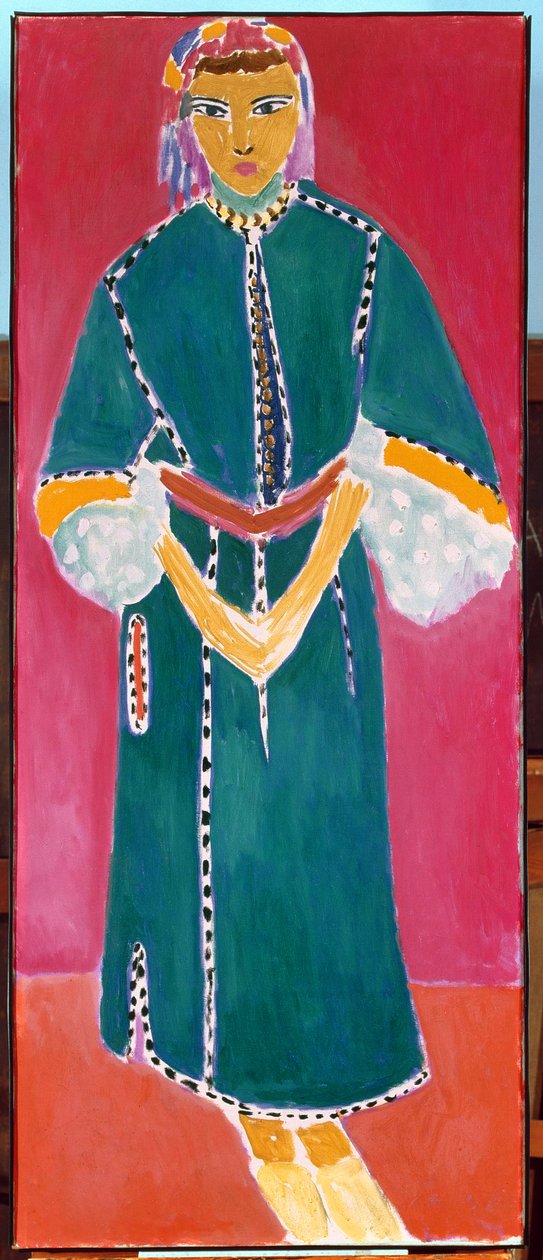 Zorah seisoo (marokkolainen nainen) tekijältä Henri Matisse