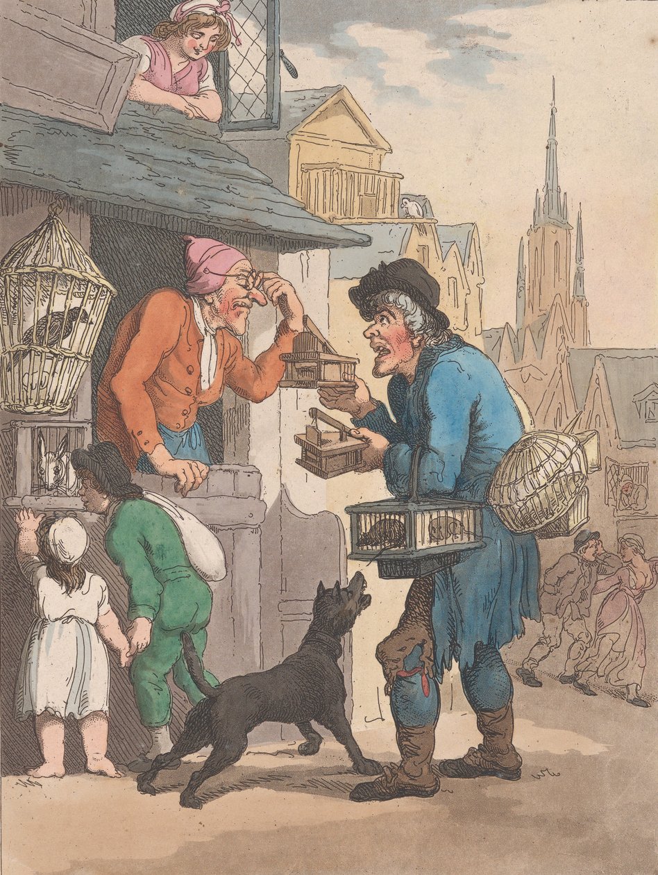 Cries of London: No.1: Buy a Trap, a Rat-Trap, 1. tammikuuta 1799. tekijältä Henri Merke