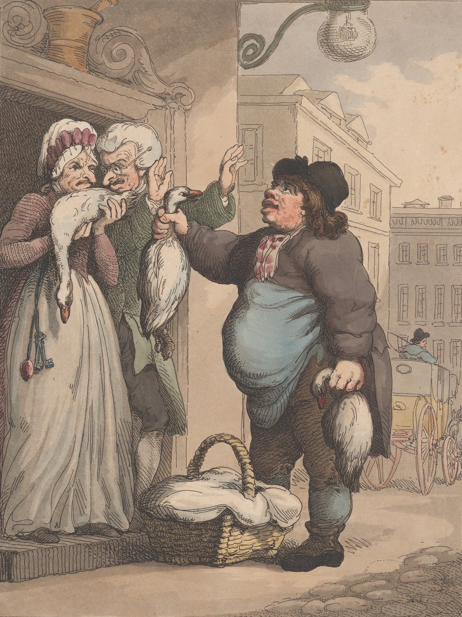 Lontoon huudot, nro 2: Buy my Goose, my fat Goose, 1. tammikuuta 1799. tekijältä Henri Merke