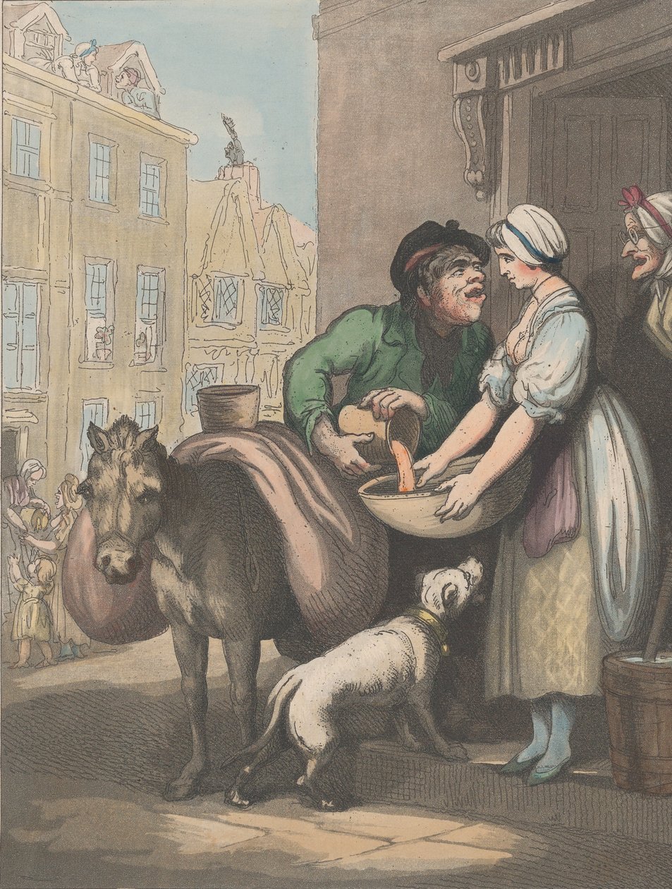 Cries of London, nro 4: Haluatko minkä tahansa tiilenpurun, 20. helmikuuta 1799. tekijältä Henri Merke