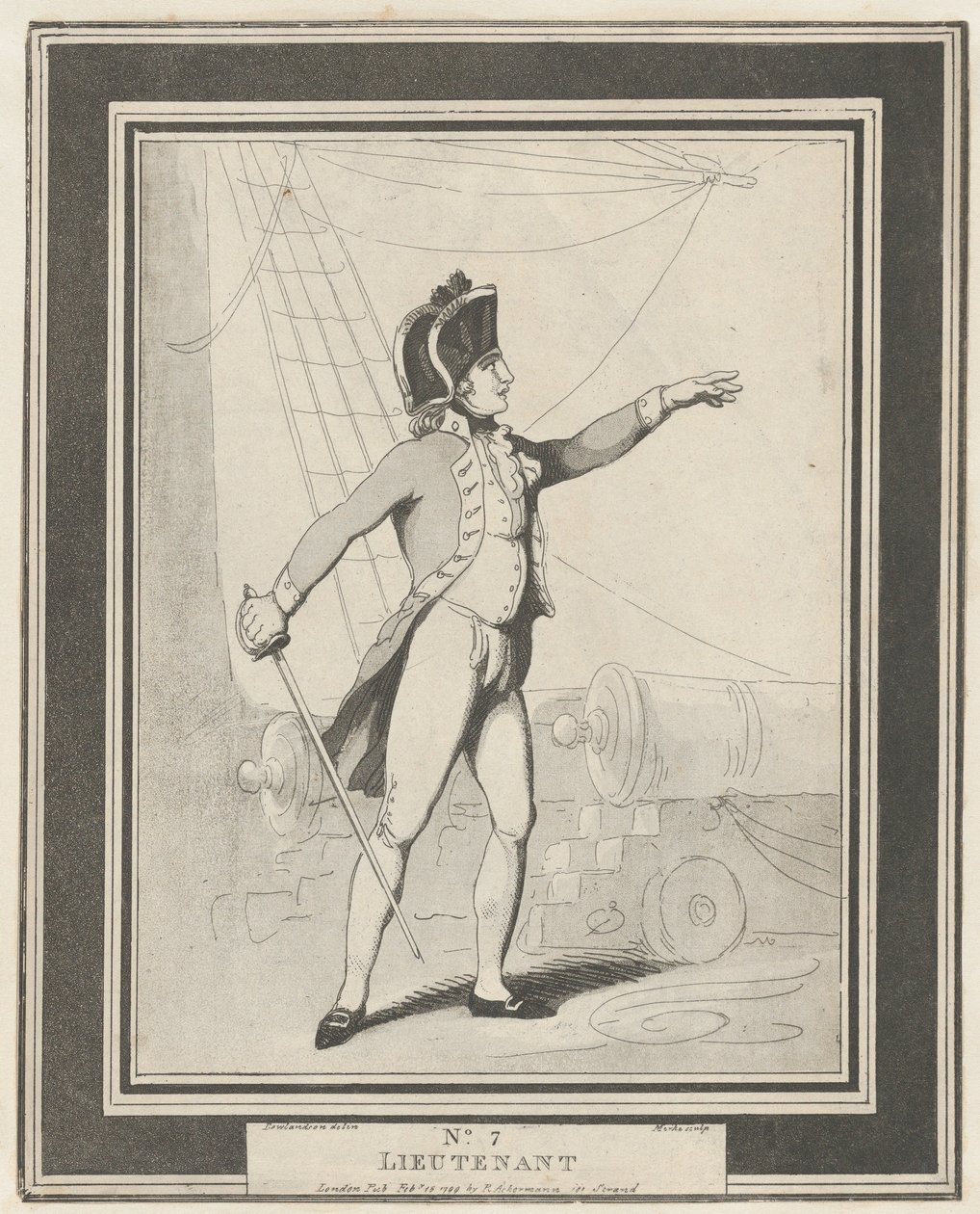 Nro 7: Luutnantti, 15. helmikuuta 1799. tekijältä Henri Merke