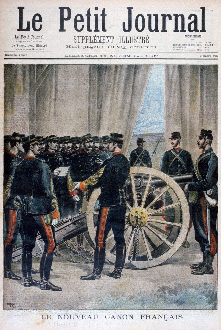 Uusi ranskalainen tykki, 1897. tekijältä Henri Meyer