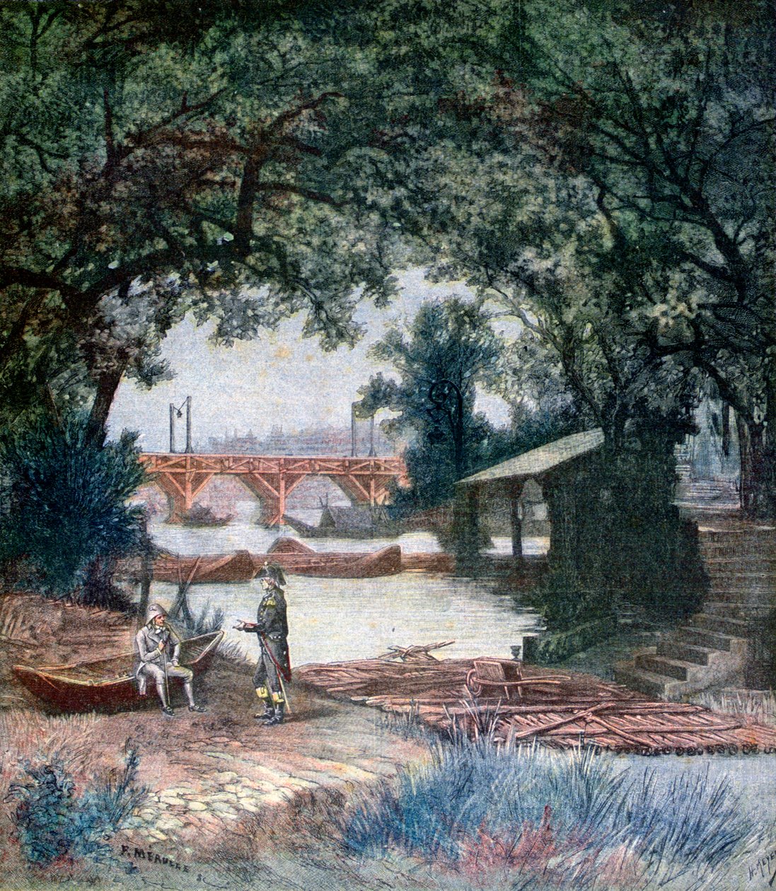 Thermidorin esitys, Victorien Sardou, 1891 tekijältä Henri Meyer