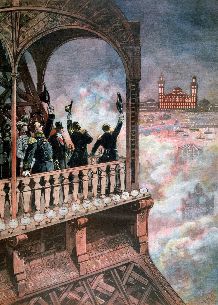 Juhlat Pariisissa Ranskan ja Venäjän kaksoisliiton kunniaksi, 1893 tekijältä Henri Meyer