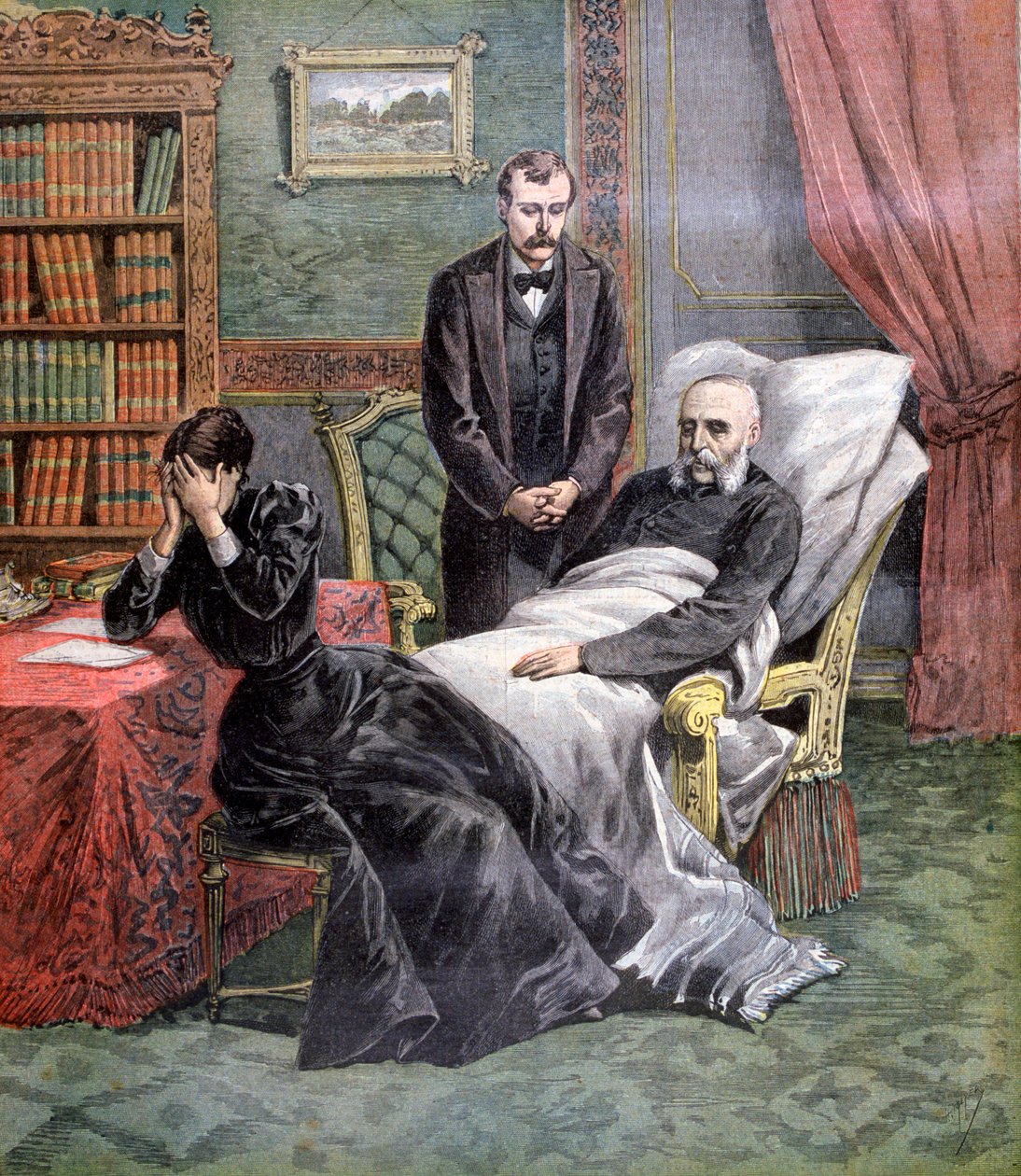 Jules Ferryn kuolema, 1893 tekijältä Henri Meyer