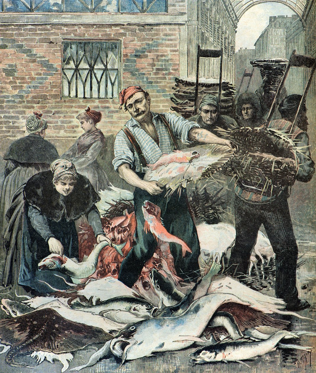 Kalamarkkinat Pariisissa tekijältä Henri Meyer