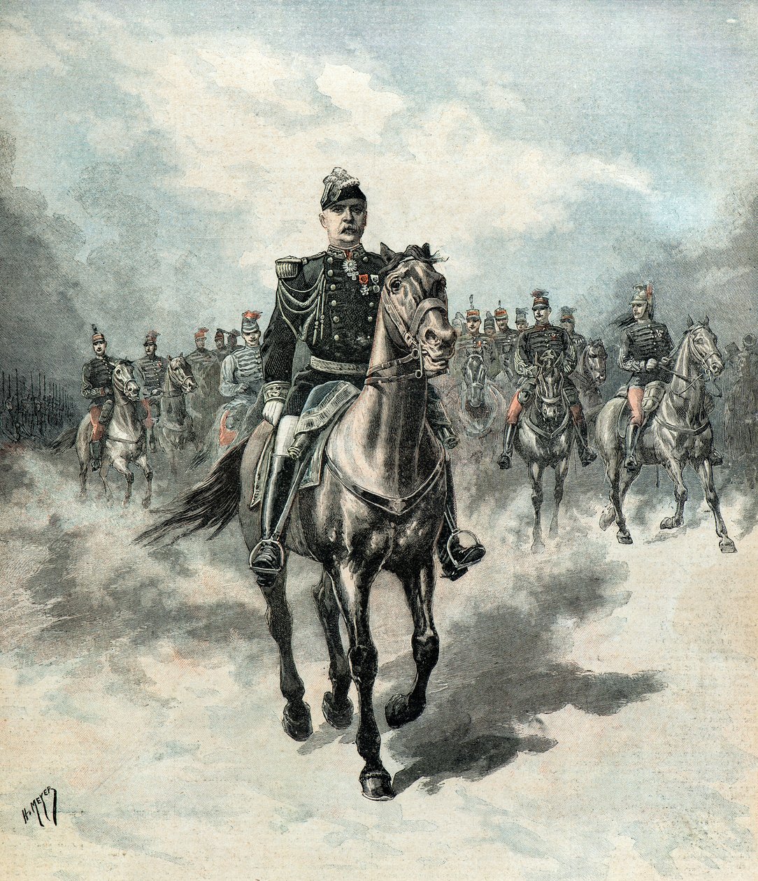 General de Francen sisäänkäynti Lilleen tekijältä Henri Meyer