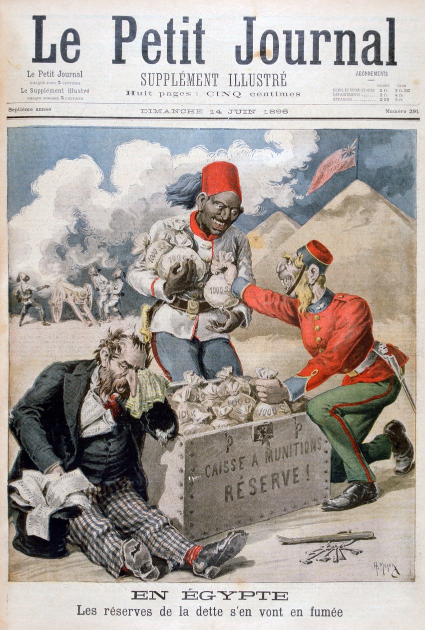 Egyptissä: velkavarannot nousevat savussa, 1896 tekijältä Henri Meyer