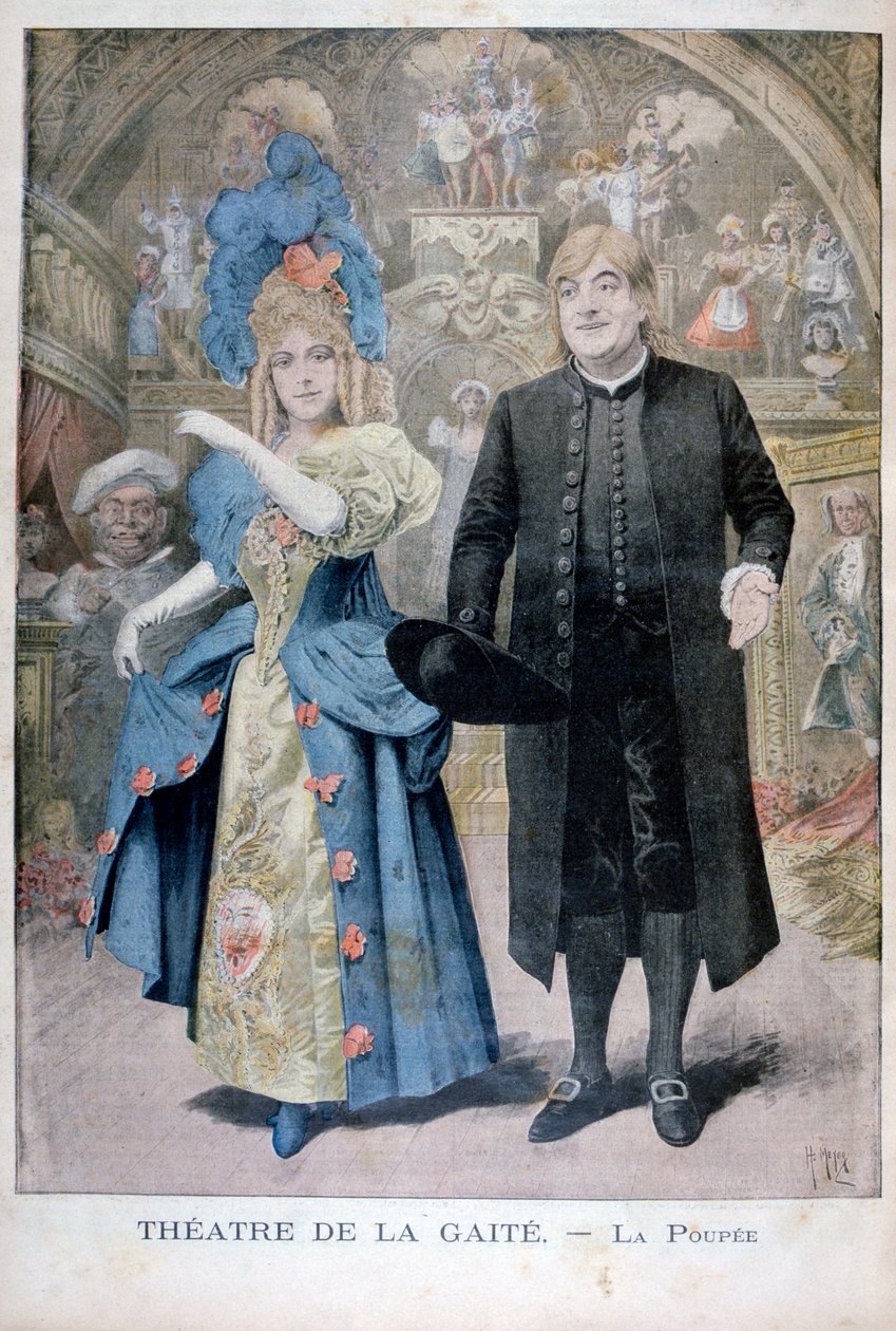 Nukke, Gaité-teatteri, Pariisi, 1896 tekijältä Henri Meyer