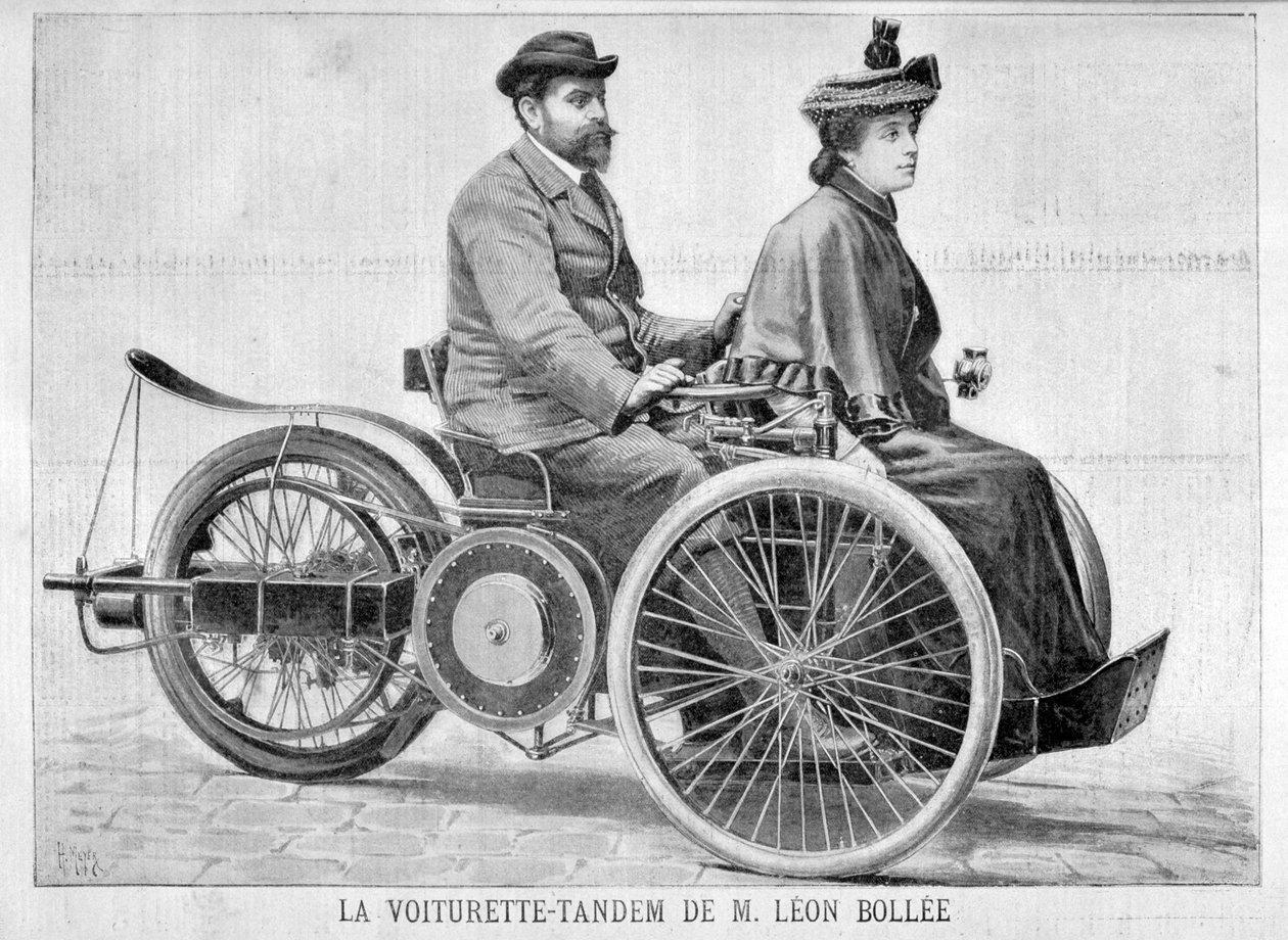 Leon Bollee Cart -auto, 1896 tekijältä Henri Meyer