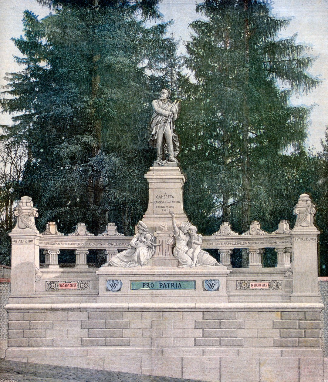 Leon Gambettan muistomerkki, Ville d