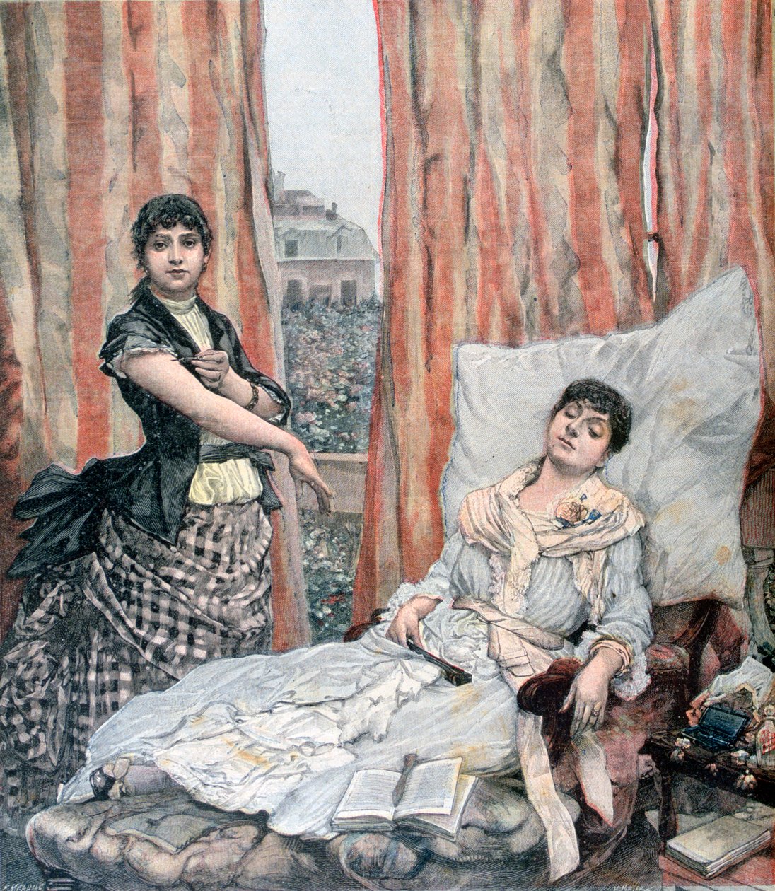Morphiamania, 1891 tekijältä Henri Meyer