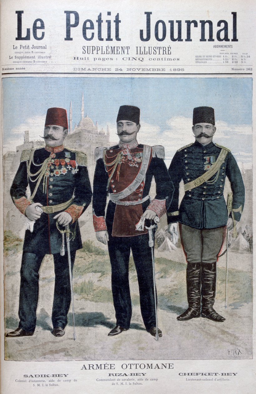 Ottomaanien armeija, 1895 tekijältä Henri Meyer