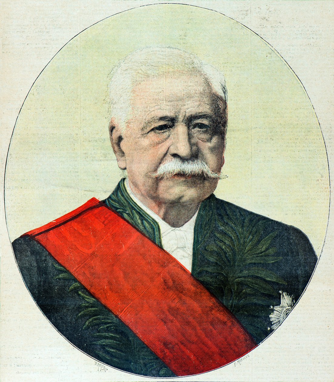 Ferdinand de Lessepsin muotokuva tekijältä Henri Meyer