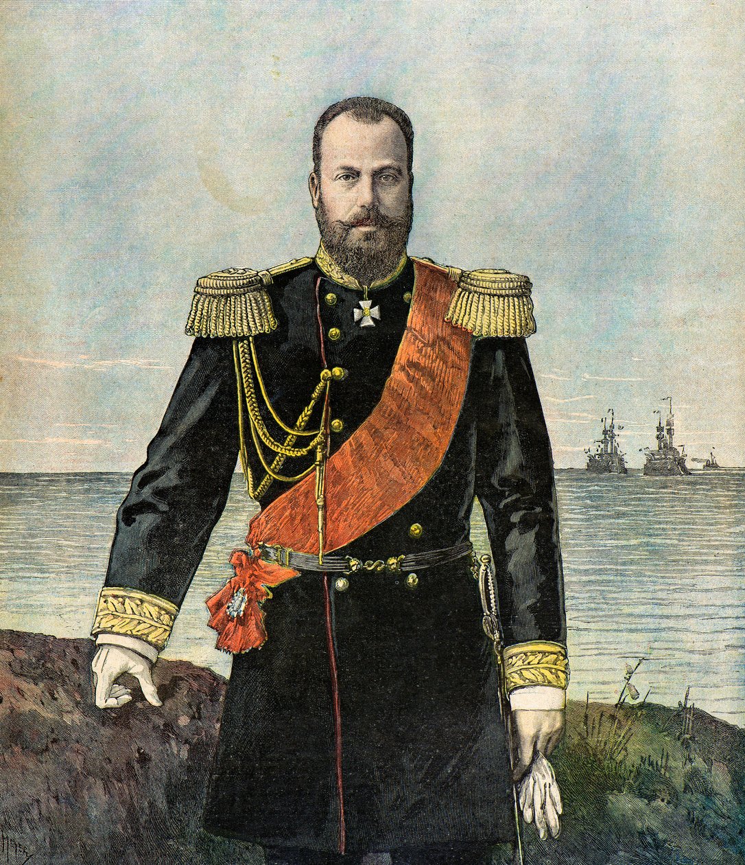 Venäjän suuriruhtinas Aleksei Aleksandrovitsin muotokuva tekijältä Henri Meyer