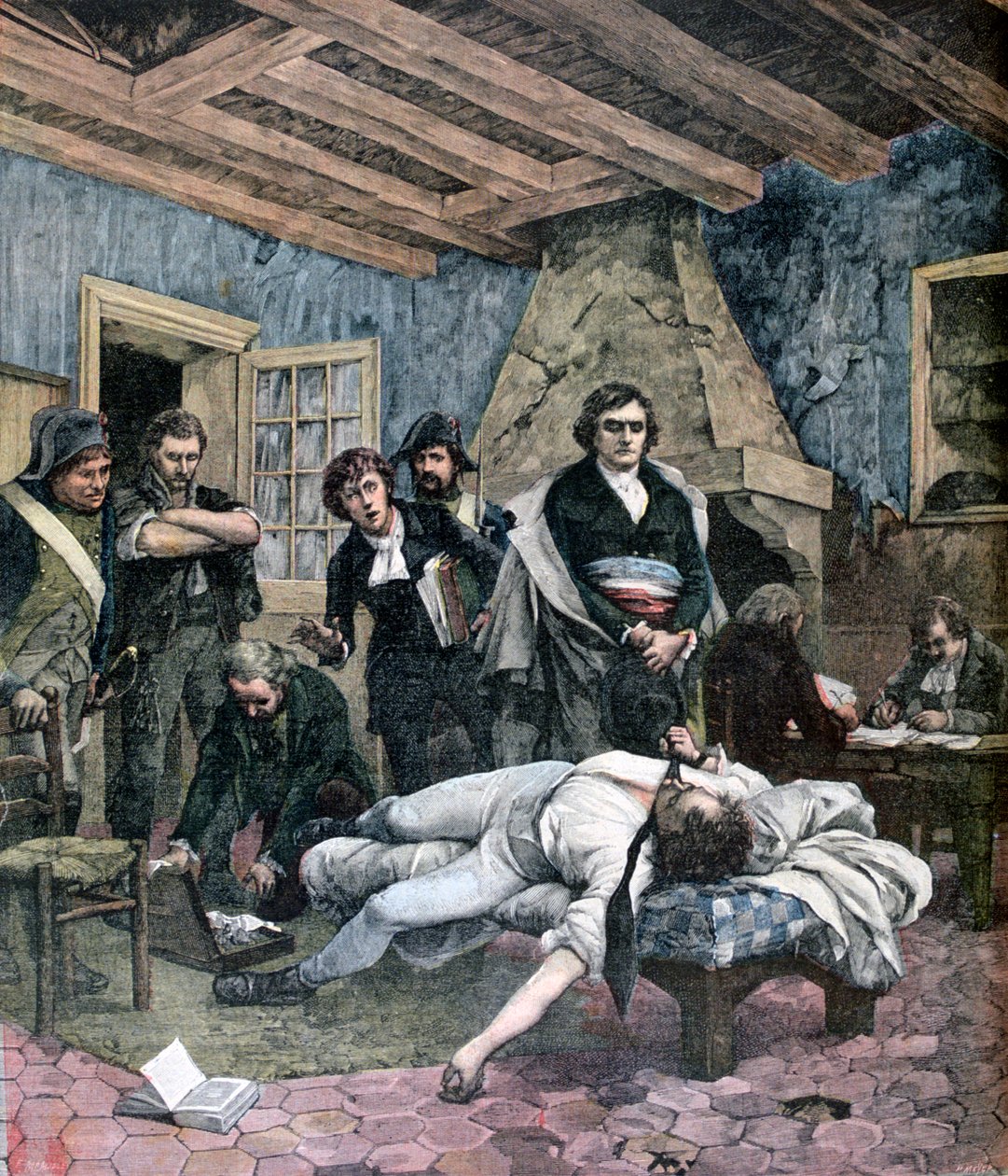 Charles Pichegrun kuolema, 1891 tekijältä Henri Meyer
