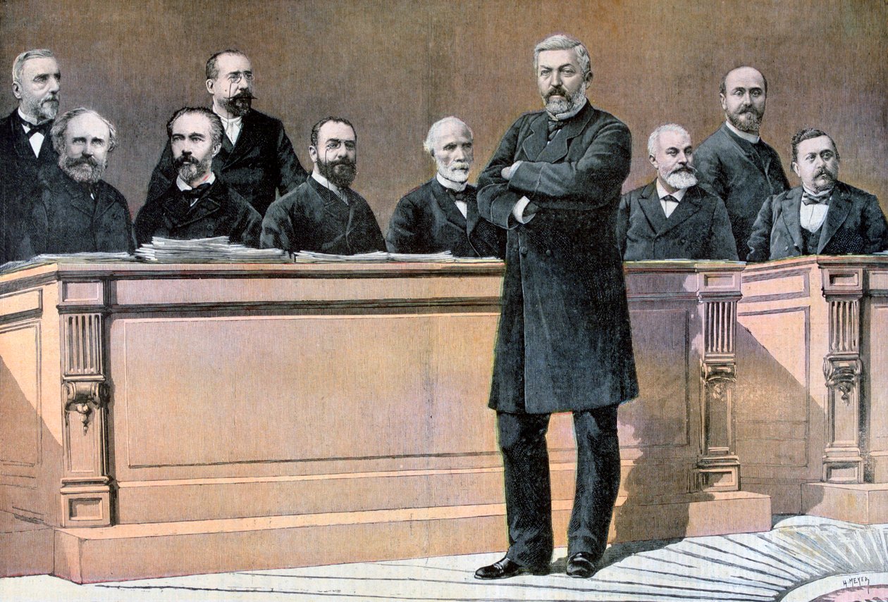 Ranskan hallituksen etupenkki, 1891 tekijältä Henri Meyer
