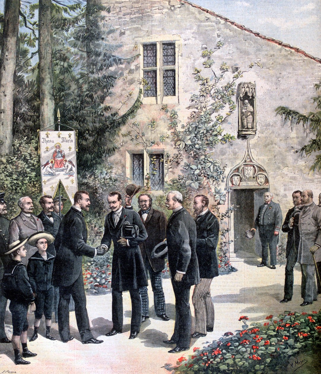 Venäjän suurruhtinas Konstantinus vierailee Jeanne d