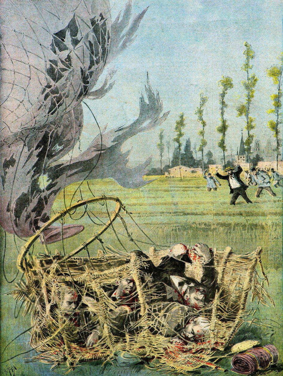Halin katastrofi,1895 (Kuvituskuva) tekijältä Henri Meyer